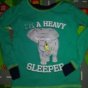 Carter's Elephant Pj long sleeve shirt
